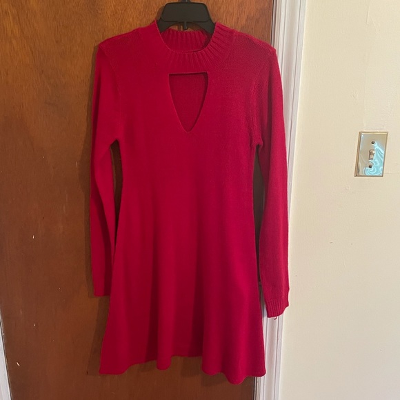 Red Cutout Dress - Picture 1 of 1